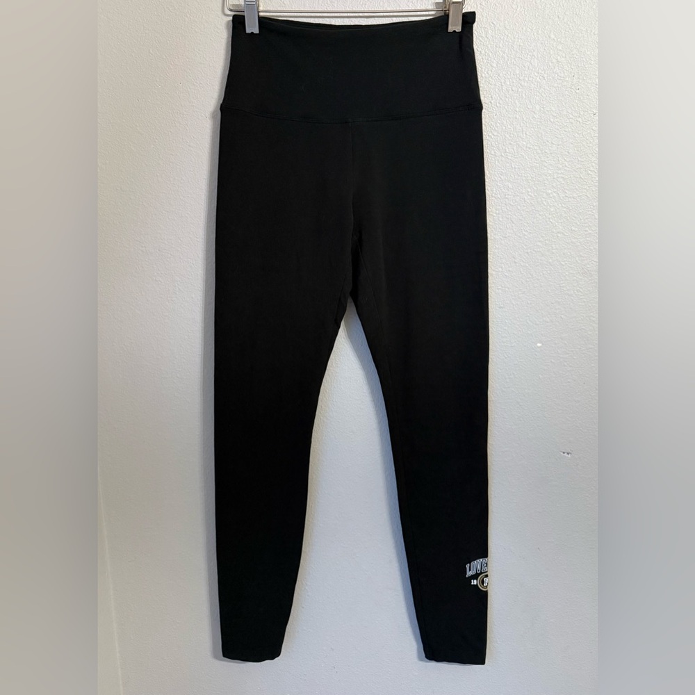 Victoria's Secret Pink Active Cotton High Waist Full Length Leggings Women Sz S